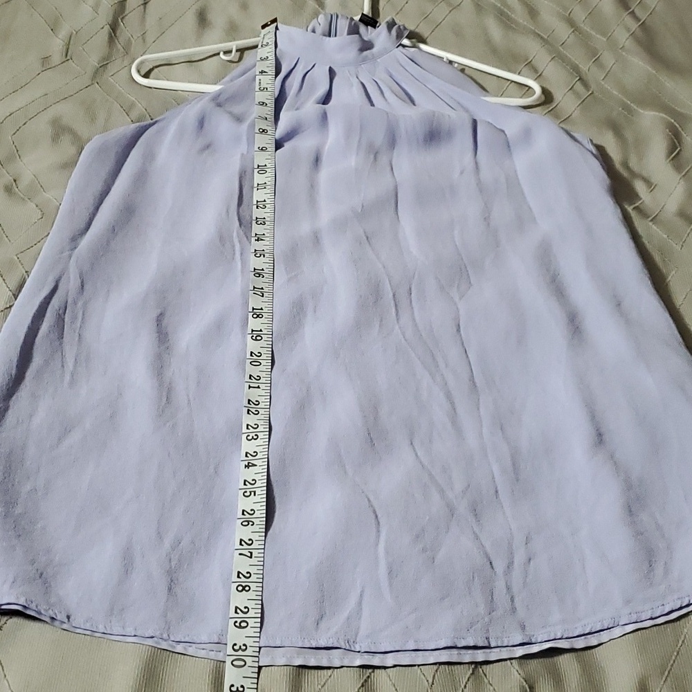 Forever 21 Lilac Mini High Neck Halter Double Lined  Women's Dress Size Small - Picture 8 of 10